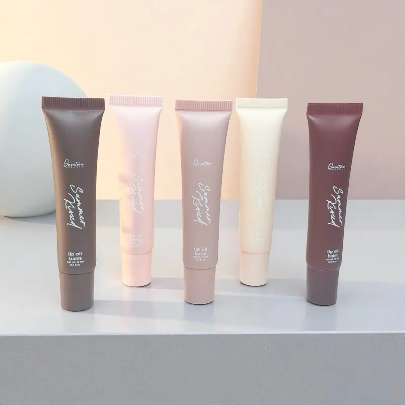 Summer Kissed Lip Oil Balms Bundle - 5 Color Options for Hydrated Lips - Perfect for dry lips
