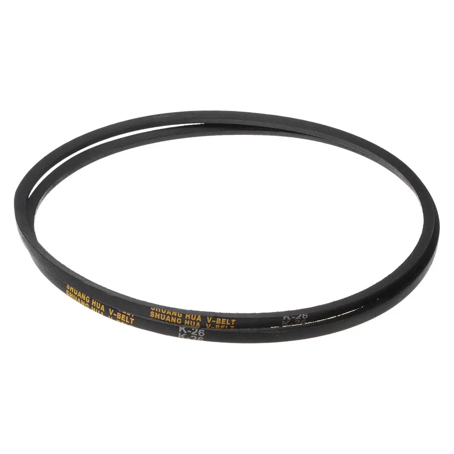 2pcs K26 Rubber V Belt K Section V-Belt 26" Outside Circumference x 0.315" Width x 0.236" Thick Industrial Power Transmission Belt