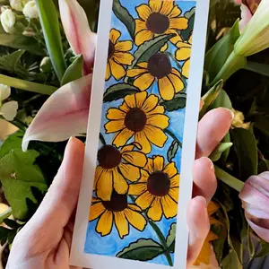 Sunflower bookmark