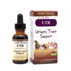 Amber NaturalZ UTR Urinary Tract Herbal Supplement for Dogs, Cats, Birds, Guinea Pigs, and Rabbits