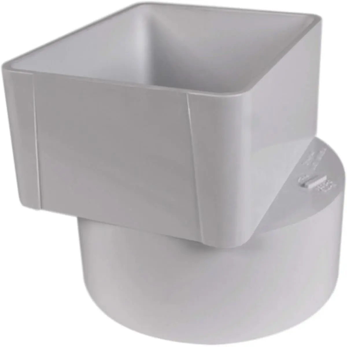 212 MAIN Tigre USA 254687 PVC Off DNSPT Adapter, 3x4x4 in., Rainwater Gutter Downspout Component for Household Appliance Systems