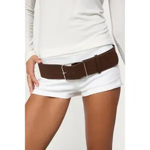 Chunky Faux Suede Belt Chunky Faux Suede Belt