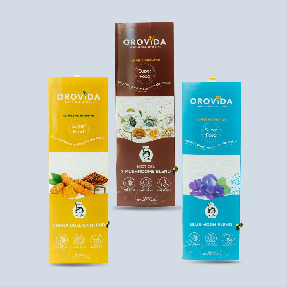 All-Day Superfood Set: 3 Premium Blends for Day & Night Wellness