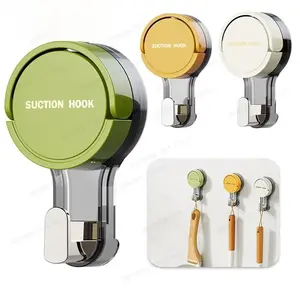 Suction Hooks Strong Vacuum Power Traceless No-Drilling Adhesive Hooks For Home Bathroom Kitchen Door  wall hook