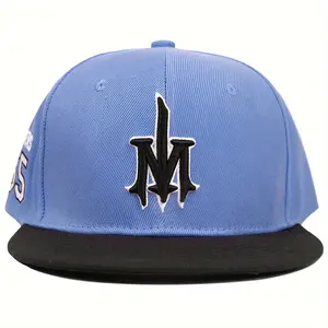 Baseball Cap Embroidered # 55 And Letter "M" Sport Cap Adjustable Snap-back Hat 90s Hip Hop Street Hat One Size Fit Men Women 21.65-23.62inch Head