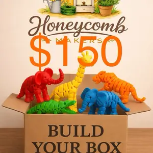 Honeycomb Makers Build-A-Box - Personalized Articulating Figures for Collection - Perfect Gift for Any Occasion - $150 Value