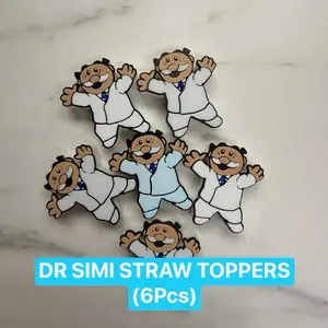 DR SIMI 3D straw toppers (6PCS)