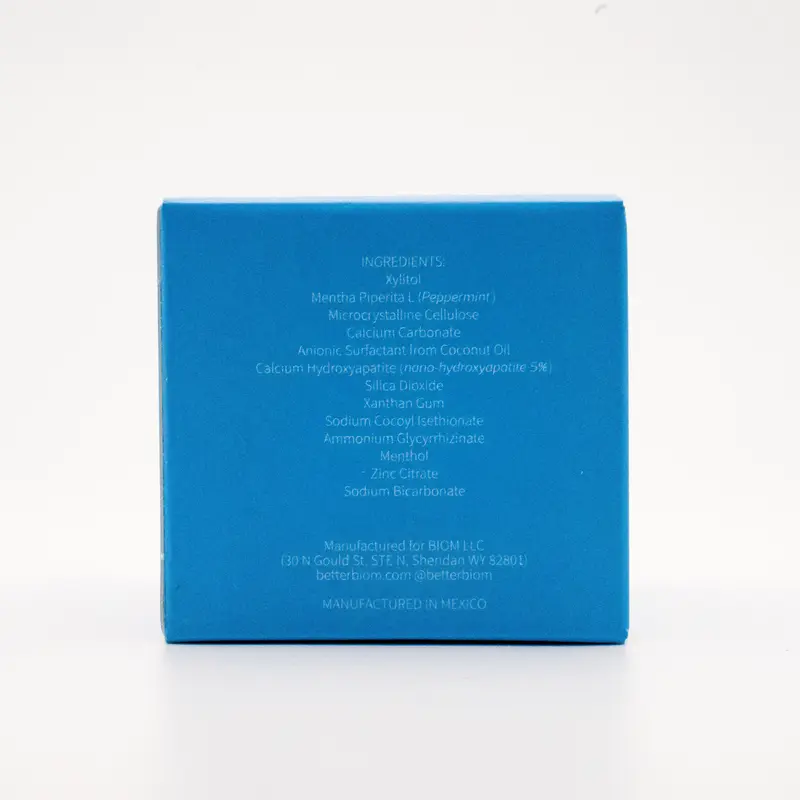 NOBS Toothpaste Tablets - Nano Hydroxyapatite, Fluoride Free, Plastic Free, Eco & Travel Friendly - Remineralize with NHA 8