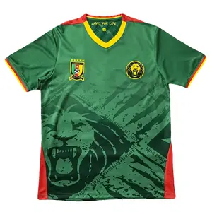 Lions For Life Football Jersey Design High Quality Quick-Drying Breathable Stretchy Latest Green with Red Accents for Intense Games