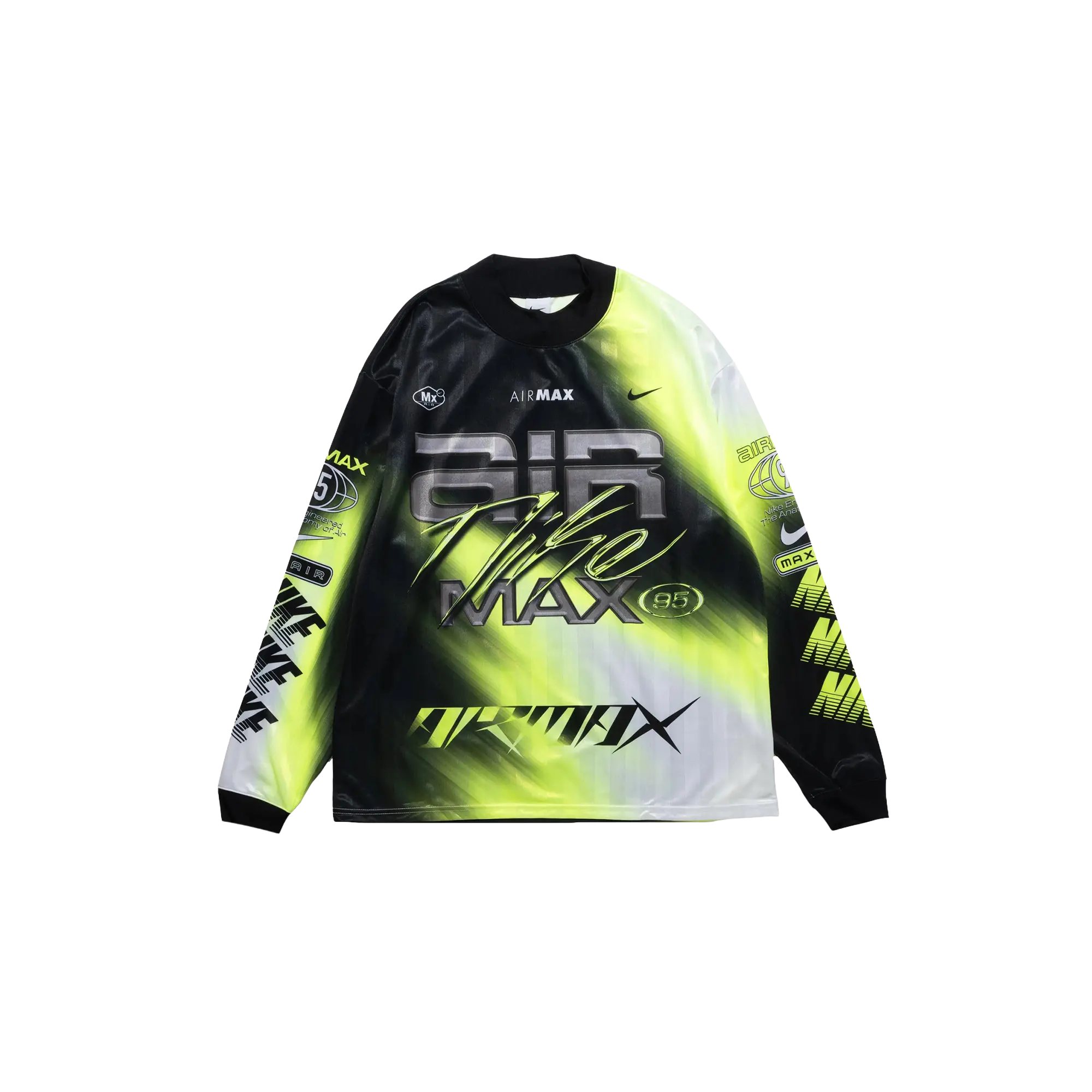 Dri-FIT Long-Sleeve Soccer Jersey "Volt/Black/White" IQ1015 702