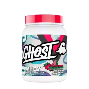 GHOST Clear Whey 20srv - 25g Pure Whey Protein Isolate Zero Fat Zero Sugars Muscle Recovery & Growth Supplement for Active Lifestyles