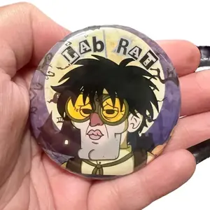 Lab Rat Handsome Ygor Dark Universe Darkmoor Decorative Button