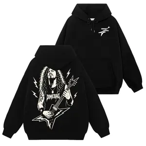 [HellRider Shop] Limited Dimebag Darrell Panteras #68 Hoodie T-Shirt Sweatshirt, Retro Vintage Unisex Graphic 90s Cotton, Gift For Heavy Metal, Rock Y2K Streetwear