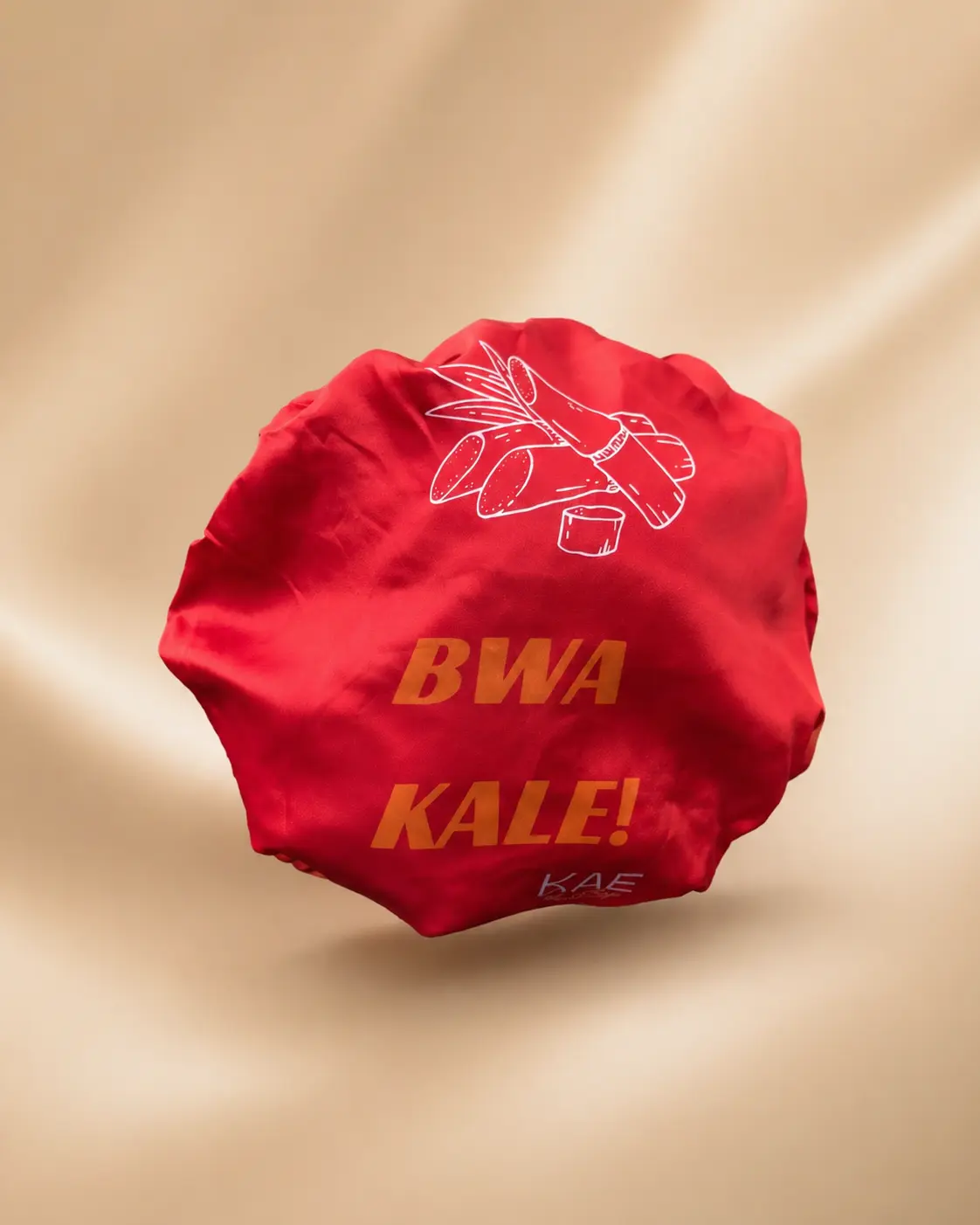 Frah bonnet Bwa Kale Silk-Lined Bonnet – Hair Protection by KAE beauty