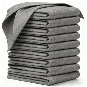 10 PACK-Reusable Microfiber Magic Cleaning Cloths, Scratch Resistant Super Absorbent Reusable Cleaning Rags for Car Glass Window Kitchen Mirror Screen
