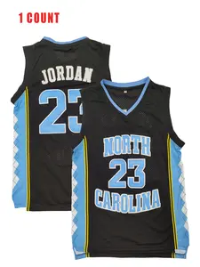 Men's Basketball Jersey Number 23 Embroidered Quick Dry Sports Wear, Casual Loose Fit Outdoor Athletic Shirt Jersey Top for All Seasons, Apparel Jersey