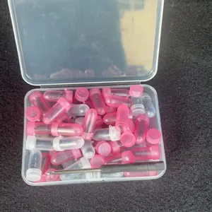 60PCS Tire Repair Rubber Nails Kit with 2 Sizes for Car/Motorcycle/Truck/Tractor, Fast Self-service Screw Rubber Nail Vacuum Tire Puncture Repair Tool