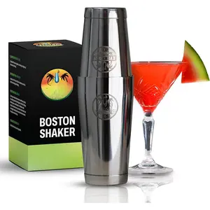 Professional Hight Quality Boston Shakers Set 18oz | Weighted  Shakers Set For Bartenders | Pro Bar Shaker Made From  Stainless Steel |Martini Shaker |  Shaker