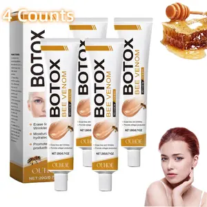 Bee Venom Skin Care Cream, 4-Count Moisturizing Lifting Cream Set, Hydrating Facial Massage Cream for Women and Men