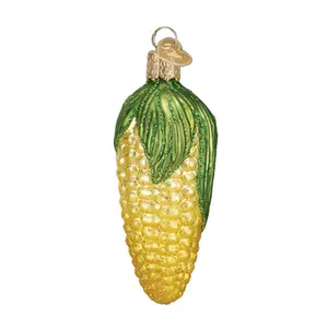 Ear of Corn Glass Ornament
