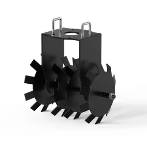 Heavy Duty 32" ATV/UTV Tow-Behind Disc Harrow Plow – Global 2" Hitch – Adjustable Height – Ideal For Soil Cultivation, Leveling, Seeding, Crop Improvement – Pull Behind Tiller – Color: Black