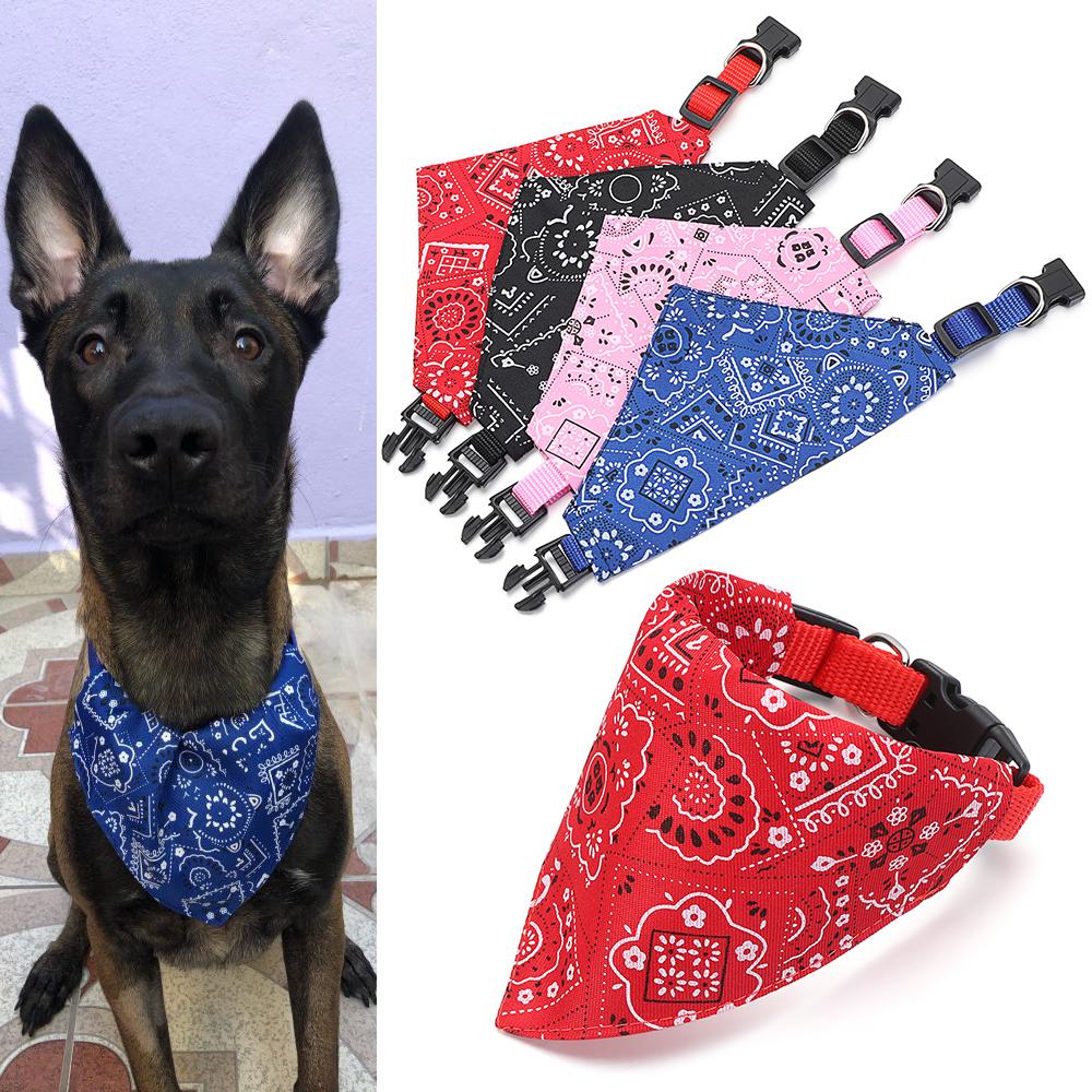Wardrobe (Collar) - Adjustable Triangular Bandage For Pet Dog Cat Washable Scarf Bandana Collar Bibs Cat Neck Decor Birthday Party Dress Up