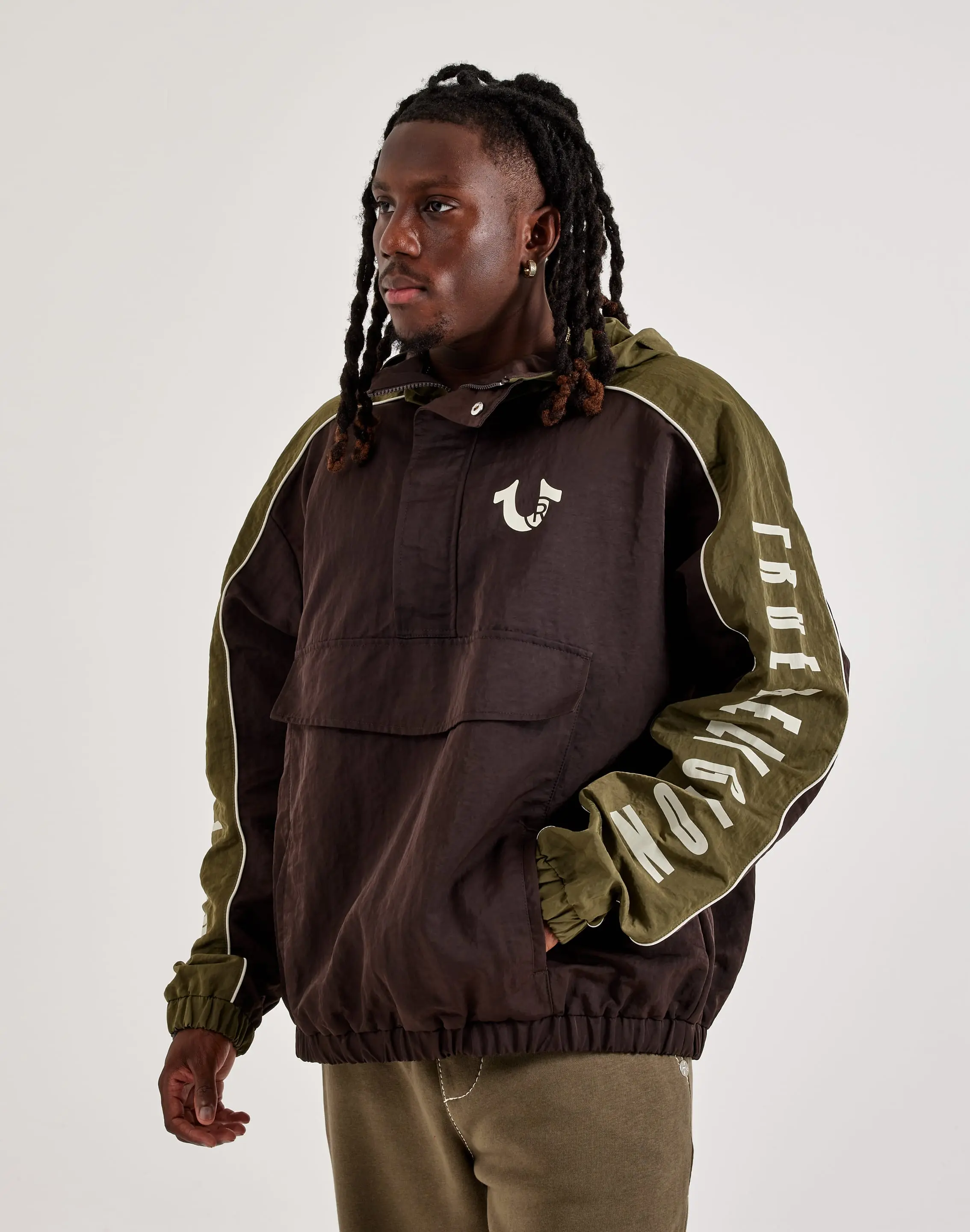 Mens True Religion Anorak Jacket