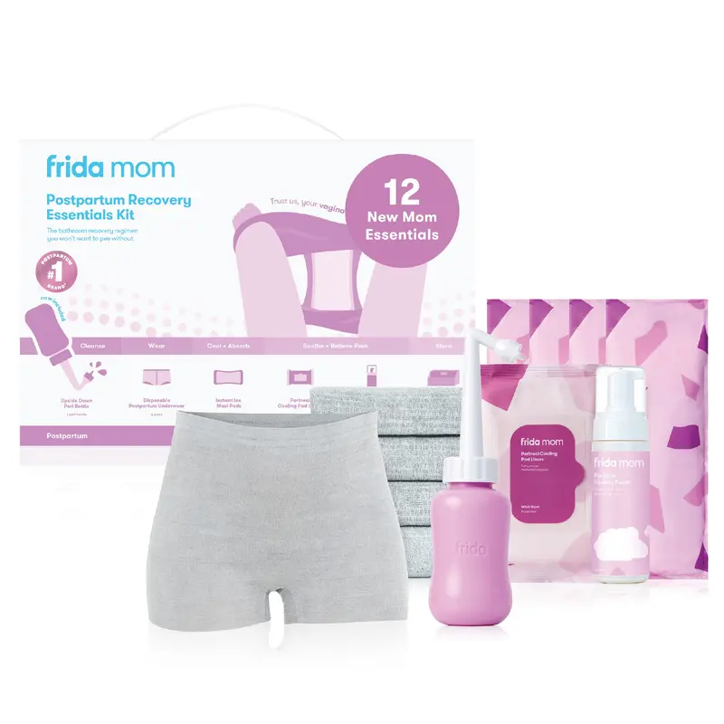Postpartum Recovery Essentials Kit with Peri Bottle