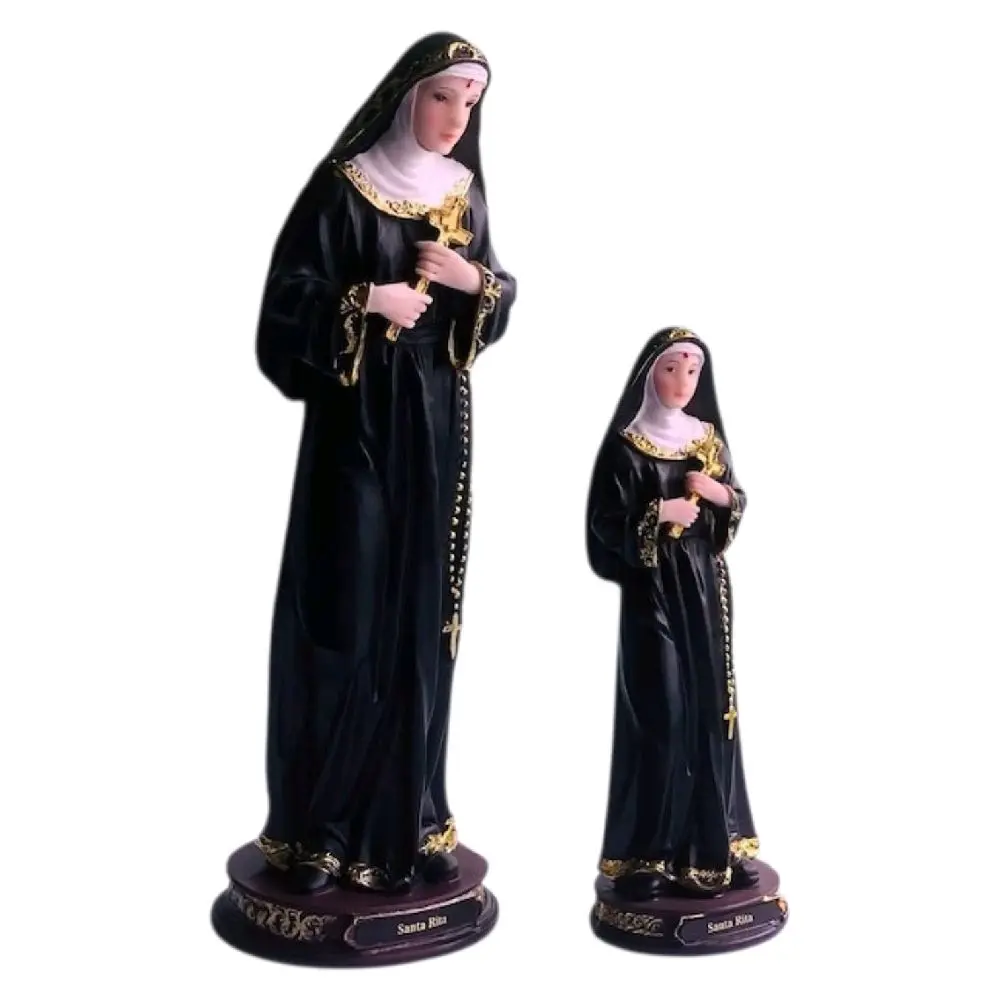 Santa Rita de Casia 8"-12" Inches Tall 25030 Mother Mary Saint Rita Estatua Brand New Religious Decor
