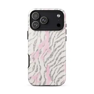 [Popular]Chic Zebra Print Tough Phone Cases for iPhone 17 16 15 14 13 12  Trendy Tech Accessories, Stylish Phone Protection, Unique Gift for Her, Birthday Present Protector Shockproof