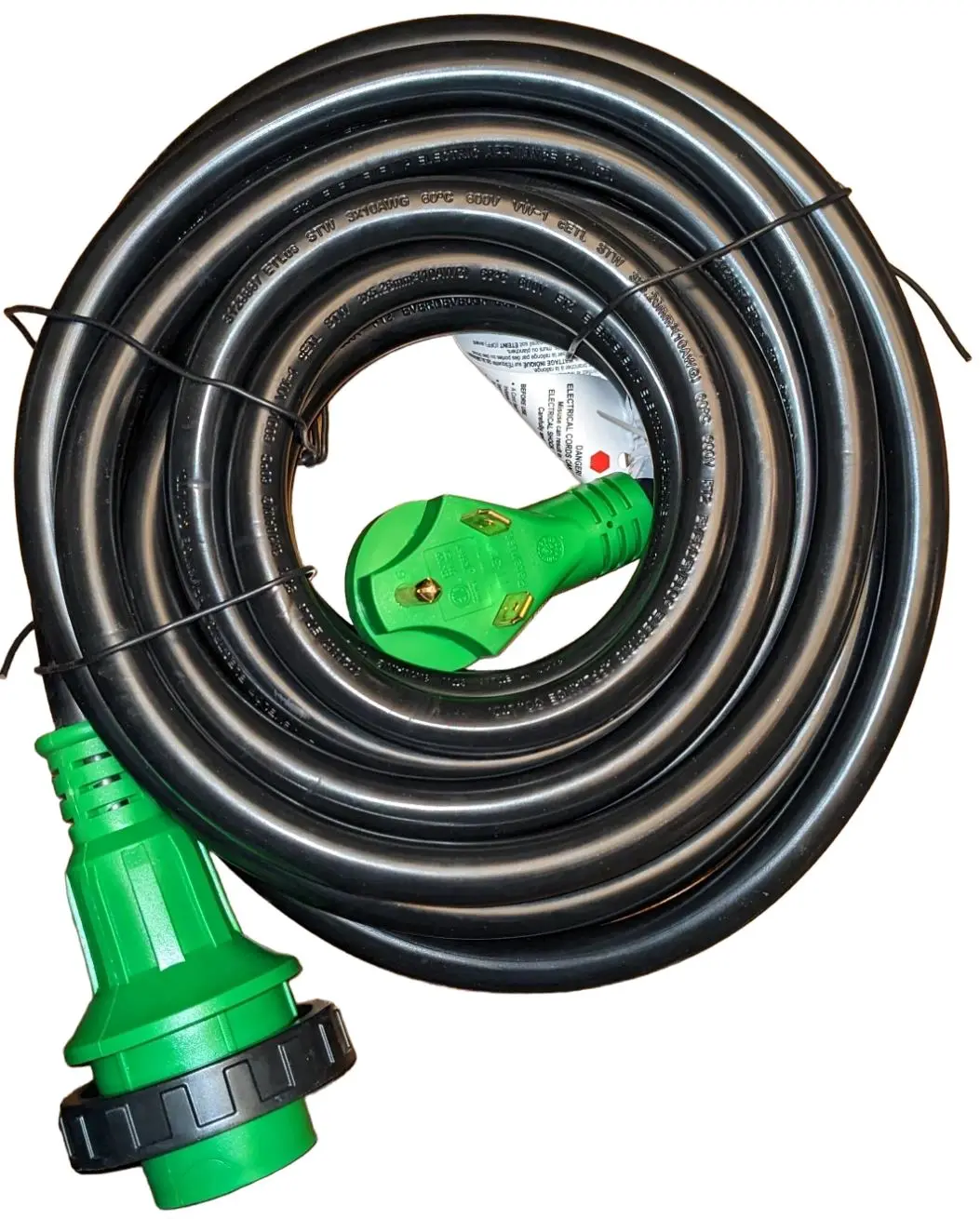 30 Amp Powercord for RV Camper - 25 FT