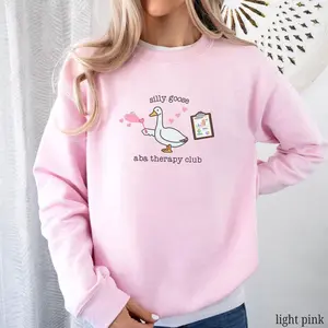 ABA Therapy Sweatshirt, Silly Goose ABA Sweatshirt, RBT Sweater, bcba Gift, Behavior Therapy Shirt, Gift for Behavior Analyst or Technician