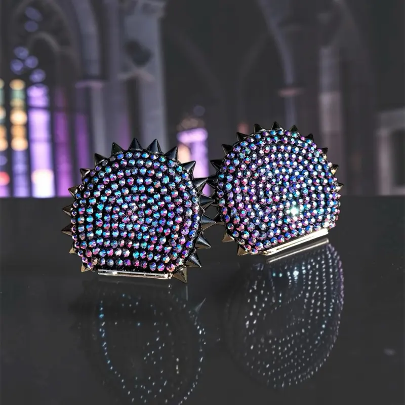 Midnight Prism Spiked Magnetic Mouse Ears