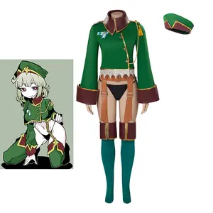 Araga Kiwi Cosplay Anime Costume Sexy Women Military Jacket Uniform Full Set Halloween Carnival Party Fantasia Magical Suit
