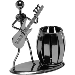 Pen Holder For Desk Office Decor Desk Accessories For Men Music Decor Guitar Accessories Gifts For Men Guitar Players Boss Male
