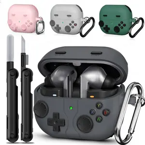 Case For Buds3 Pro Galaxy Samsumg Buzz3 Pro 3D Classic Game Case Soft Silicone Cute Shell Cases Buds3 Pro with Cleaning Kit