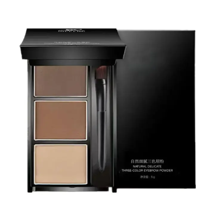 Eyebrow powder three-color eyebrow palette beauty contour eyebrow pencil professional eye makeup eyebrow filler