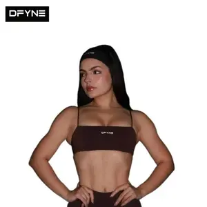 DFYNE Defy Strappy Bra| All-Day Seamless Sports Bra  Minimalist Back Design| Breathable Everyday Comfort & Low-Impact Training