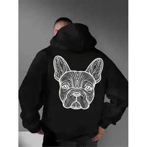 French Bulldog Hoodie – Cute Dog Graphic Sweatshirt, Streetwear Aesthetic Unisex