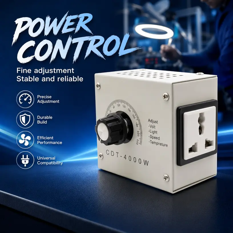 4 Channel RGBW LED Controller - Dimmer, CCT, Voltage Regulator with 4000W Output, Metal Shell, Wireless Remote Control, 12-24V for DIY Enthusiasts, Indoor Use