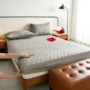 [Mother's Day Gift] Waterproof Mattress Protector – Soft & Dustproof, Urine & Leak & Milk Proof, Extra Deep Pocket, for Bedroom, Dorm, Hotel, Pet & Elderly Protection