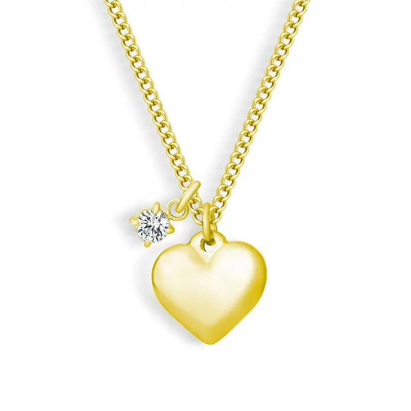 EVRY JEWELS Gold or Silver Plated Women's Hypoallergenic Mon Cheri Necklace