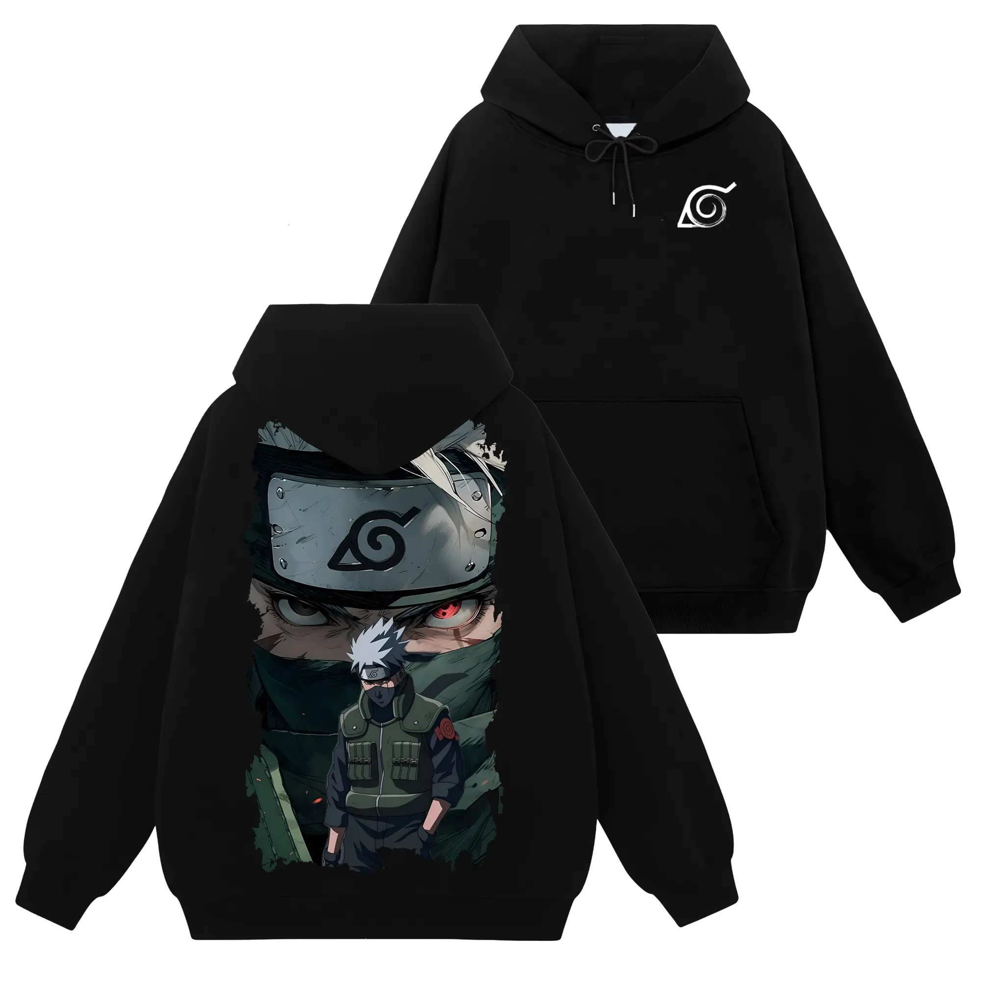 [Shinobi Shop] Limited Kakashi Hatake - Naruto Shippuden #99 Hoodie T-Shirt Sweatshirt, Retro Vintage Unisex Graphic 90s Cotton, Gift For Wibu, Anime Manga Y2K Streetwear