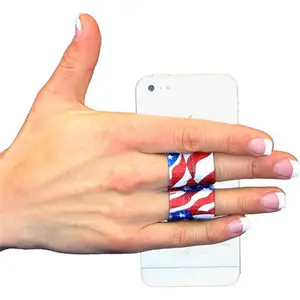 212 MAIN XL Flag Phone Grip - Adhesive Cellphone Accessory, Hands-Free Holding Support for Large Hands, Tech Phone Holder Mount