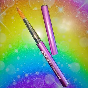 Acrylixx Purple Metal Kolinsky Acrylic Nail Brush Acrylixx Purple Metal Kolinsky Acrylic Nail Brush