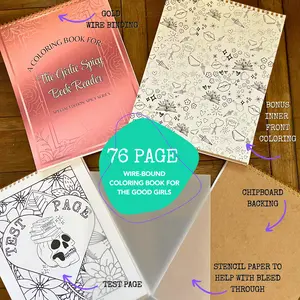 Special Edition: The Girlie Spicy Book Reader Coloring Book l Adult Coloring Books l Dark Romance Reader Gifts