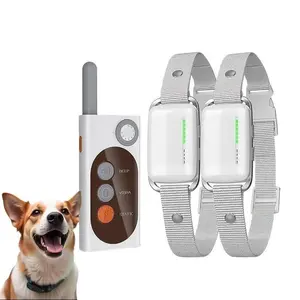 VetiePetie Dog Training Collar & Pet Corrector - Waterproof E Collar with 3 Function, Rechargeable Control, Wireless Dog Leash & Dog Fenceless Collar behavior aid