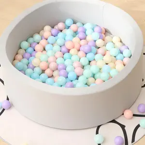 100 Pcs Ball Pit Balls Thicken Soft Plastic Crush Proof 2.16Inch/5.5cm Ball Pit Balls, Toy Balls for Toddlers,Perfect  for Ball Pit, Children's Pool Water Toys, Play Tent ,Birthday Parties Events Playground Games Pool Party Decoration Soft Baseballs