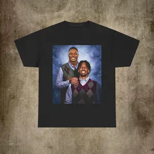 [SALE UP TO 50%] Jayden Daniels Terry McLaurin Washington Football T-shirt, Step Brothers Football Tee, Commanders Football Graphic Shirt, Funny Football Cotton Outfit, Unisex Vintage Gift For Fans