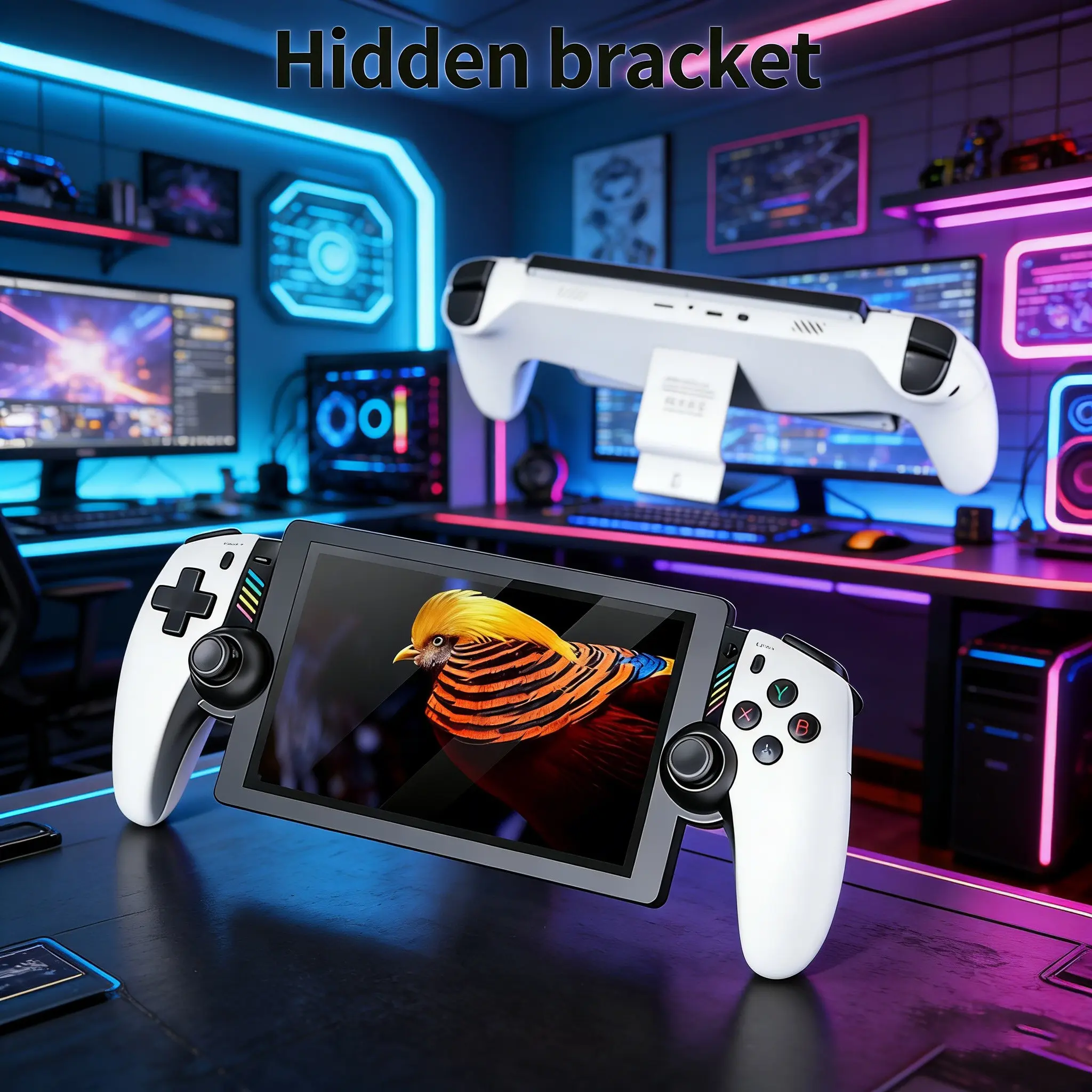 Portable Game Console M28 with Dual Analog Joysticks and Dual Vibration Motors, Christmas Gift, Birthday Present, New Year Gift
